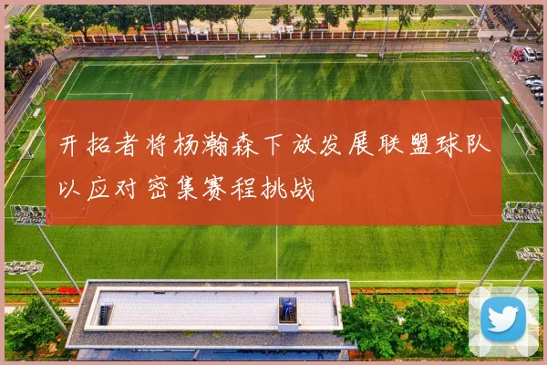 开拓者将杨瀚森下放发展联盟球队以应对密集赛程挑战